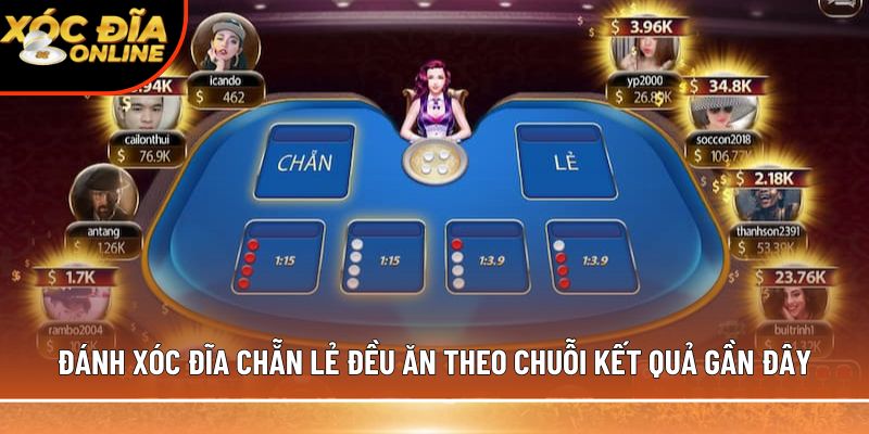 Đánh xóc đĩa chẵn lẻ đều ăn