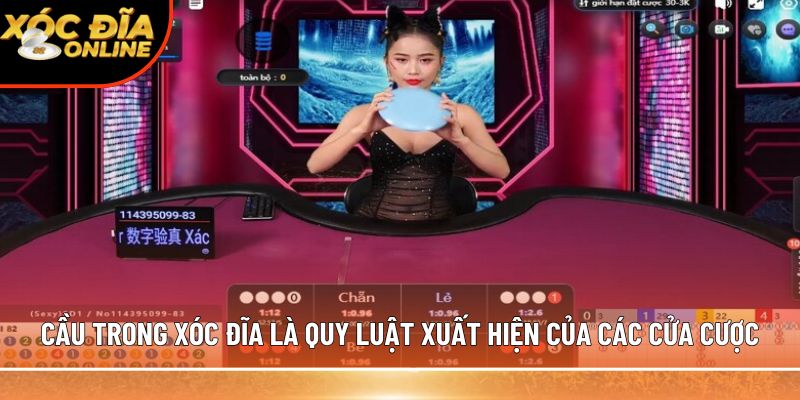 Cầu trong xóc đĩa là quy luật xuất hiện của các cửa cược