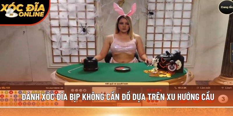 Đánh xóc đĩa bịp không cần đồ dựa trên xu hướng cầu